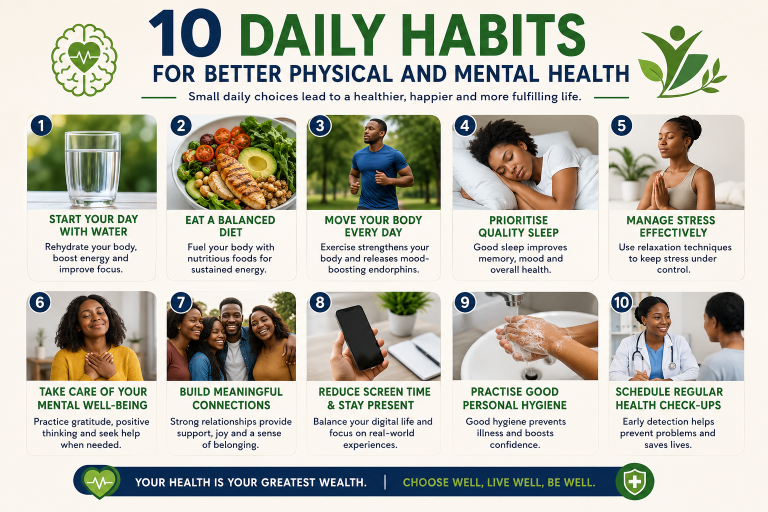 Daily Wellness Tips for Better Physical and Mental Health wellness
